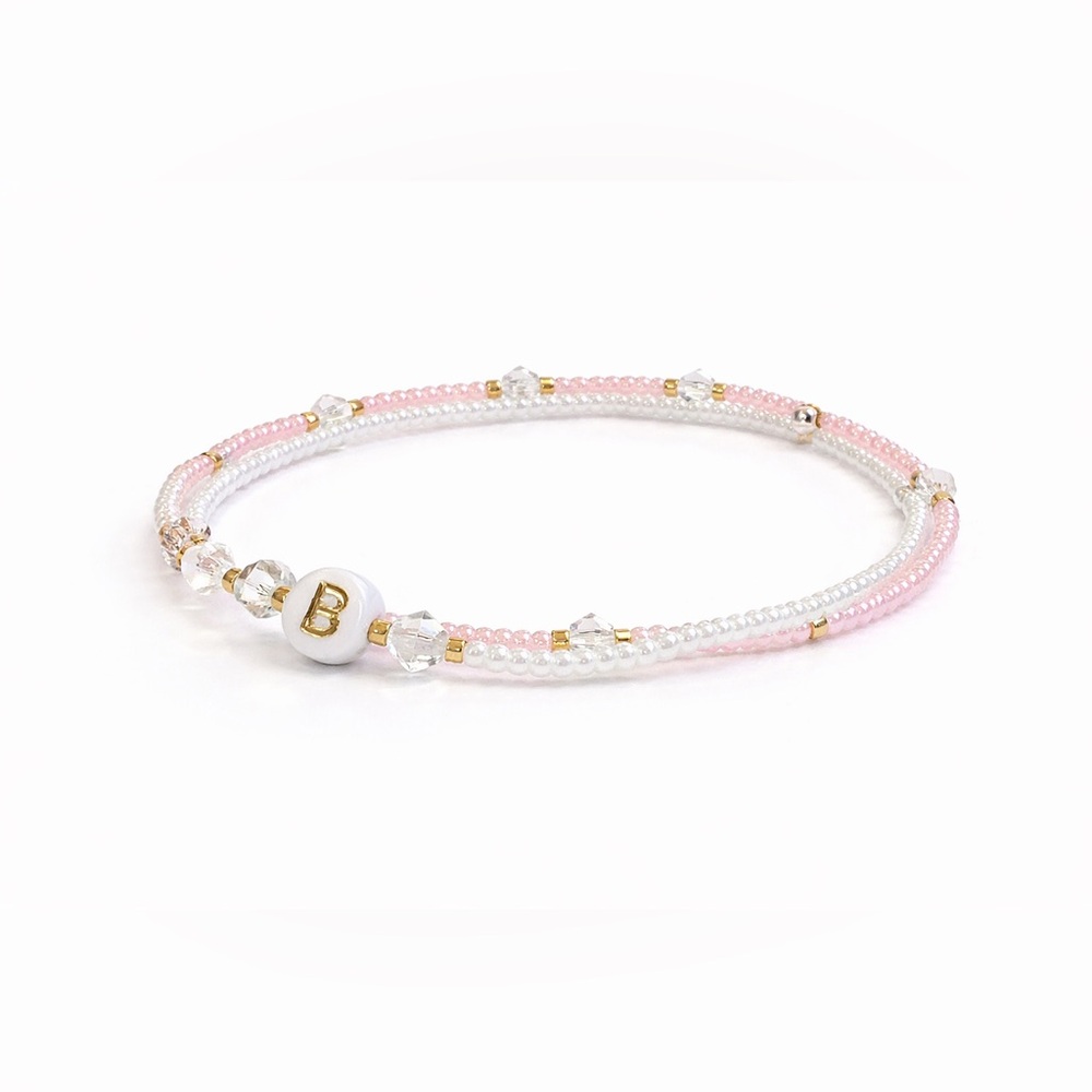 Custom Letter Bracelet Set